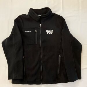 Eddie Bauer Jacket 2X Fleece Brain Pop Logo